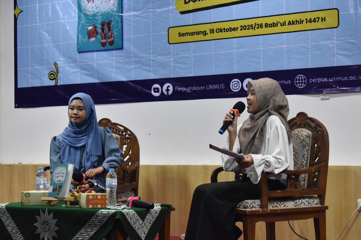 Perpustakaan UNIMUS Rayakan Puncak Library Festival 2025 Lewat Bedah BukuBersama Penulis Muda Mellyana Dhian